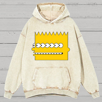 Comics Multi Multi Funny Nerd Vintage Distressed Hoodie