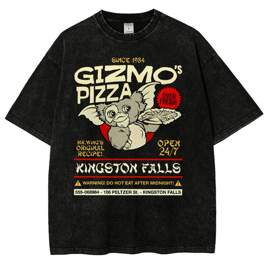 Gizmo's Pizza Pi Day Nerd Vintage Distressed T-shirt