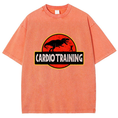 Cardio Training Vintage Distressed T-shirt