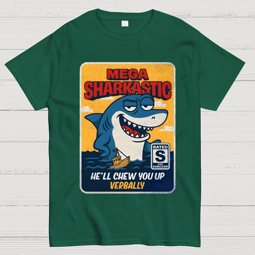 Mega Sharkastic Geek T-Shirt