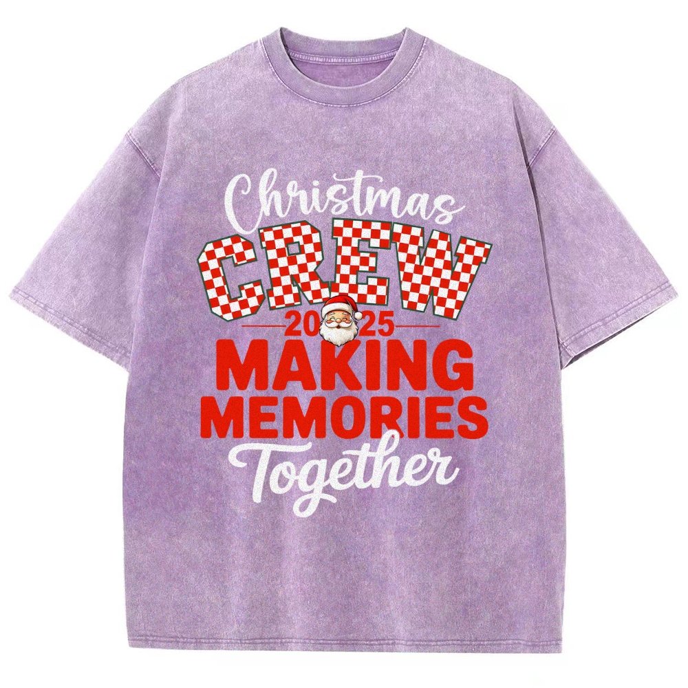 Retro Family Christmas Vintage Distressed T-shirt