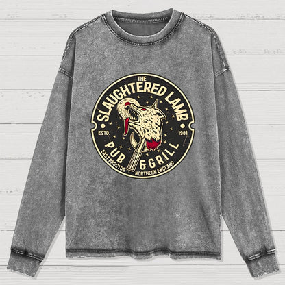 The Slaughtered Lamb Washed Long Sleeve Tee