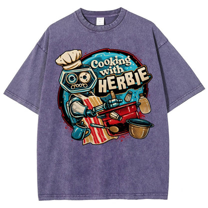 Cooking With Buddy Vintage Distressed T-shirt
