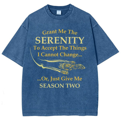 Grant Me Serenity Vintage Distressed T-shirt