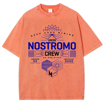 Nostromo Crew Vintage Distressed T-shirt