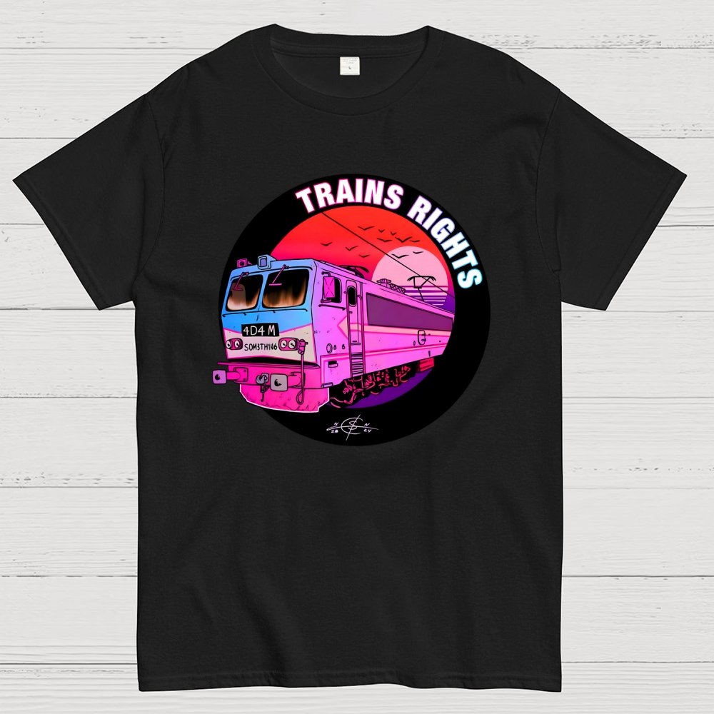 Trains Rights Geek T-Shirt