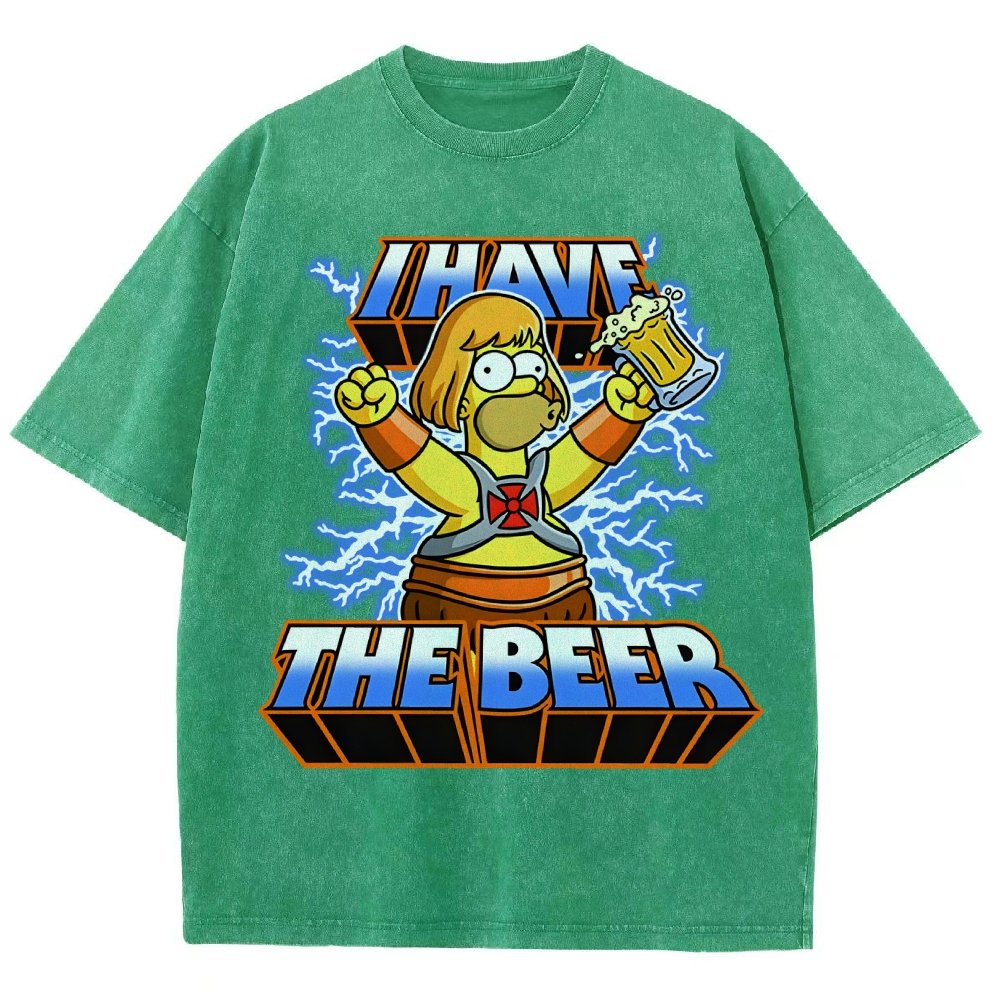 He-Beer Vintage Distressed T-shirt