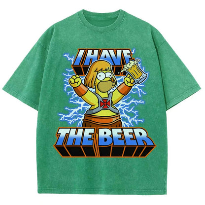 He-Beer Vintage Distressed T-shirt