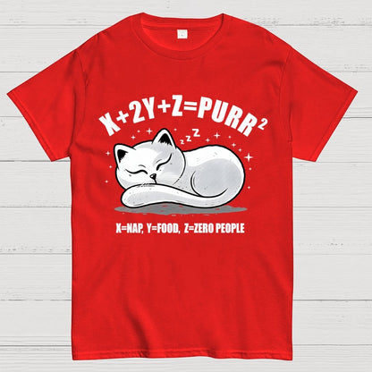 Purrfect Equation Geek T-Shirt