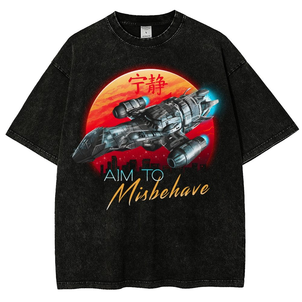 Watch How I Soar Vintage Distressed T-shirt