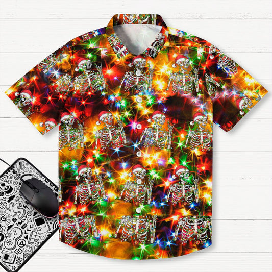 Cool Skull Print Geek Shirt