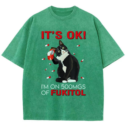 It's Ok Vintage Distressed T-shirt