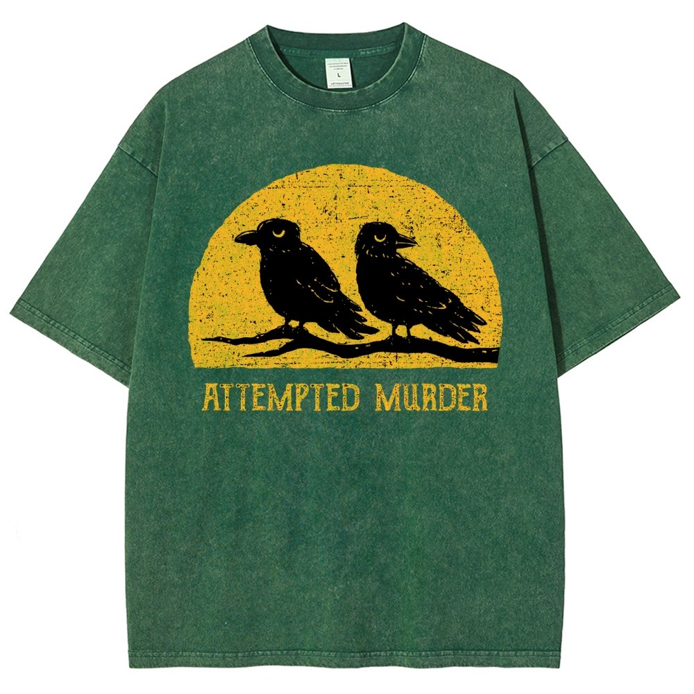 Attempted Murder Vintage Distressed T-shirt