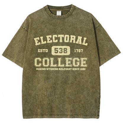 The Electoral College Vintage Distressed T-shirt