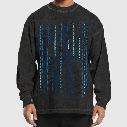 Digital Detox Washed Long Sleeve Tee
