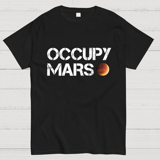 Occupy Mars Nerdy T-Shirt