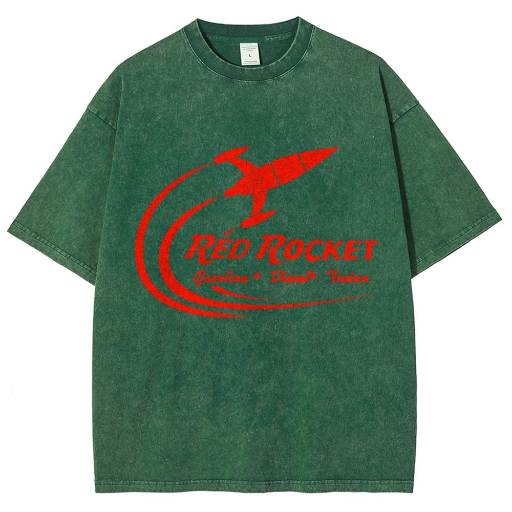 Red Rocket Fuel Vintage Distressed T-shirt