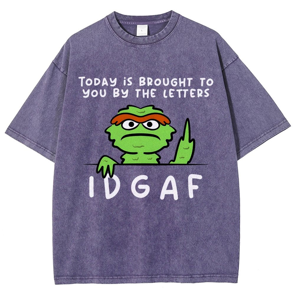IDGAF Vintage Distressed T-shirt