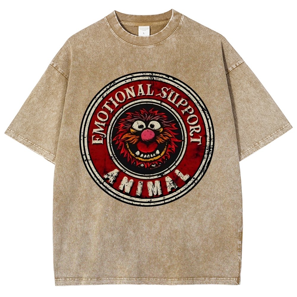 Emotional Support Animals Vintage Distressed T-shirt