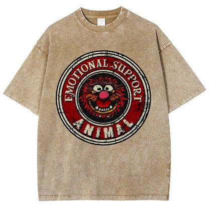 Emotional Support Animals Vintage Distressed T-shirt