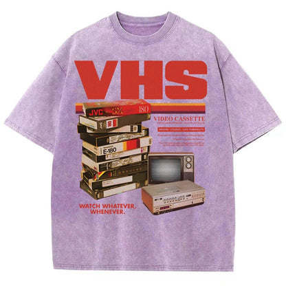 Vintage VHS Tapes  Vintage Distressed T-shirt