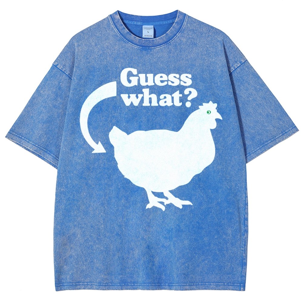 Chicken Butt Vintage Distressed T-shirt