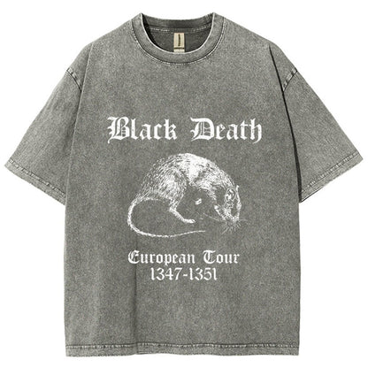 Black Death European Tour Vintage Distressed T-shirt