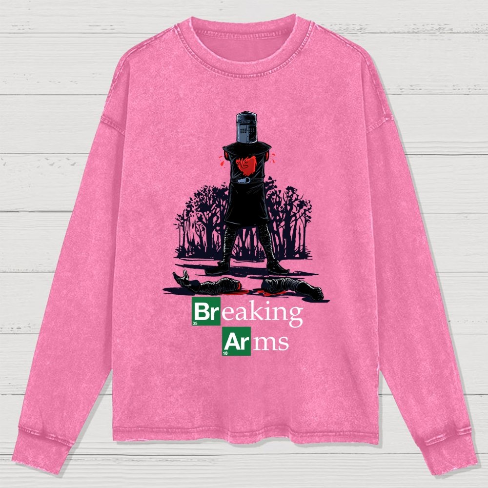 Breaking Arms Washed Long Sleeve Tee