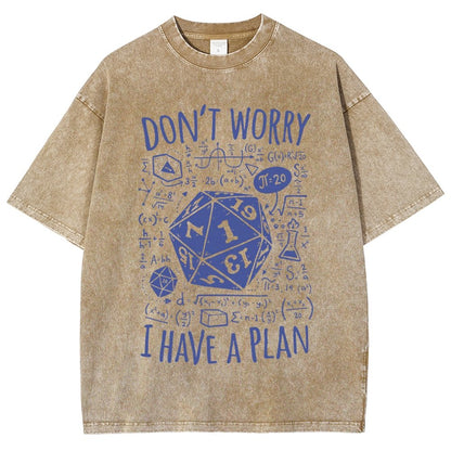 I Have A Plan Vintage Distressed T-shirt