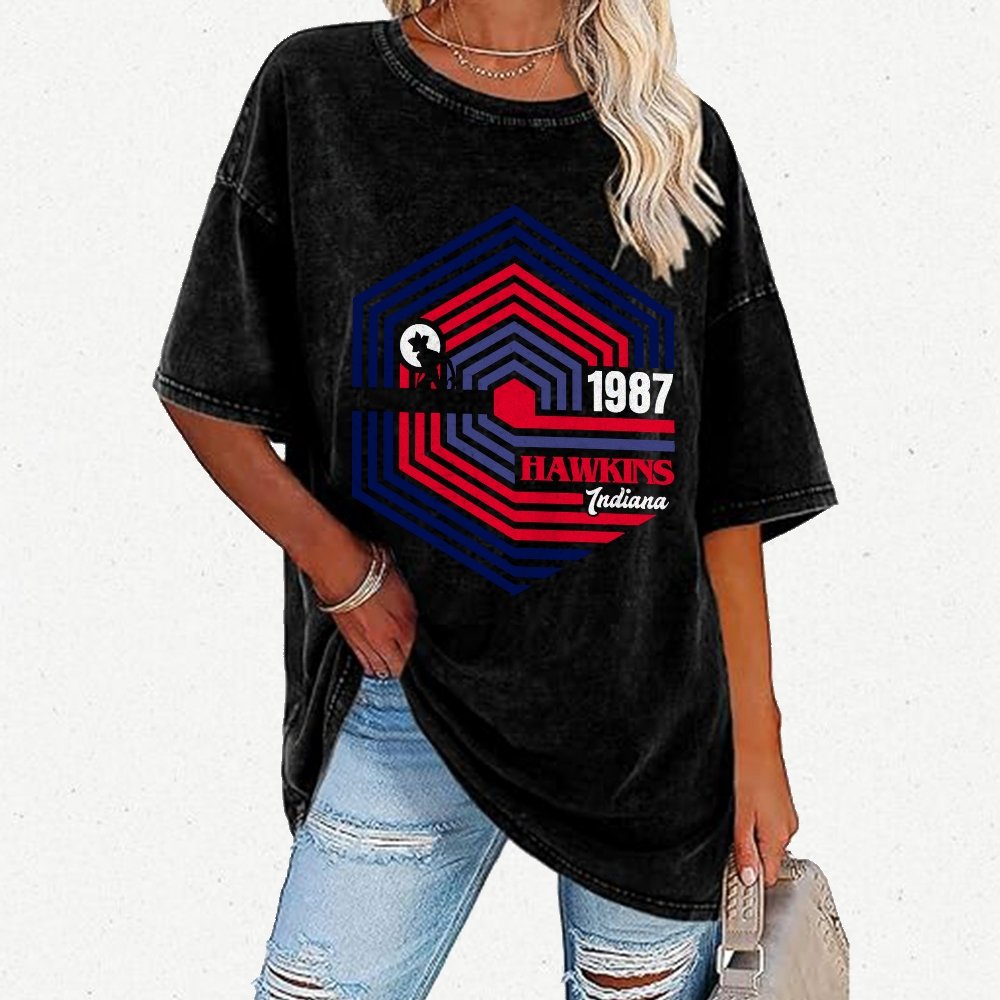 Stranger 87 Vintage Distressed T-shirt