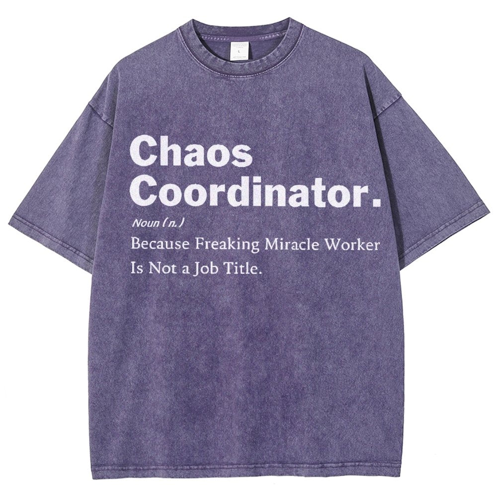 ChaosCraft Vintage Distressed T-shirt
