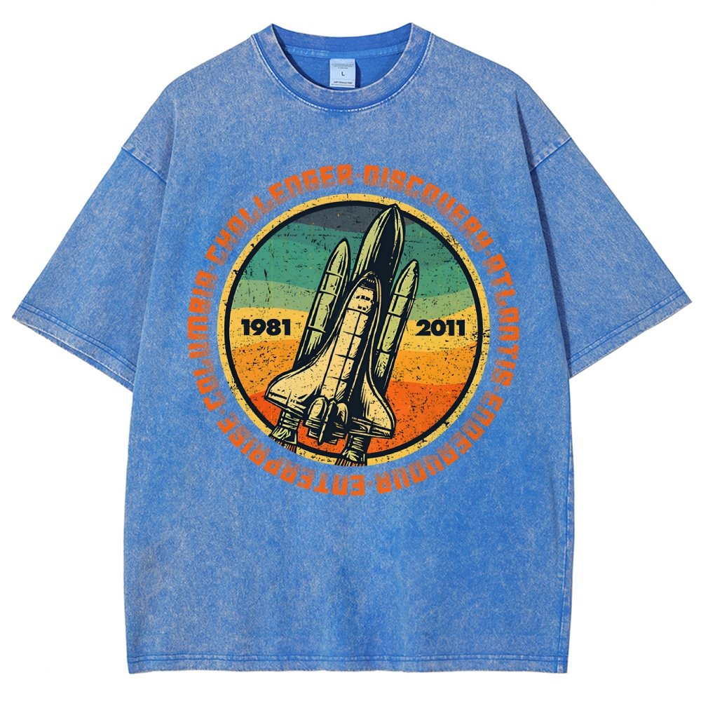 Through Hardship To The Stars Vintage Distressed T-shirt