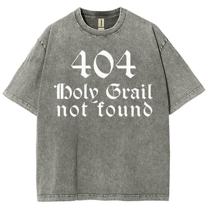 Holy Grail Not Found Vintage Distressed T-shirt