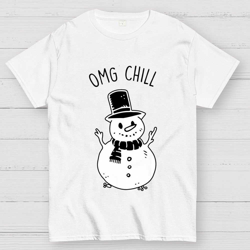 OMG Chill Christmas Geek T-Shirt
