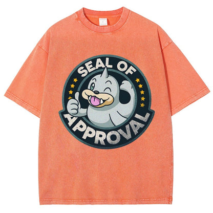 Seal of Approval Vintage Distressed T-shirt