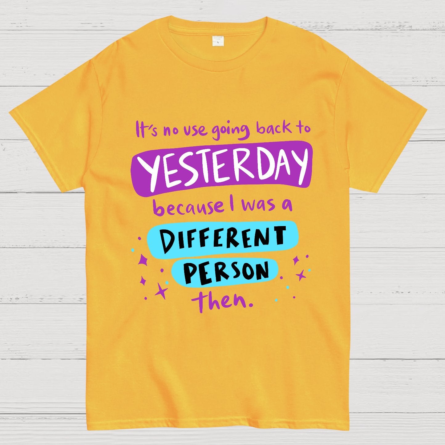 A Different Person Than Yesterday Geek T-Shirt