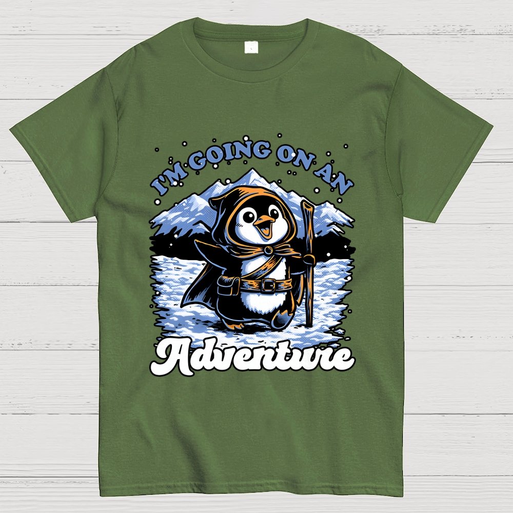 Penguin Adventure Meme Geek T-Shirt