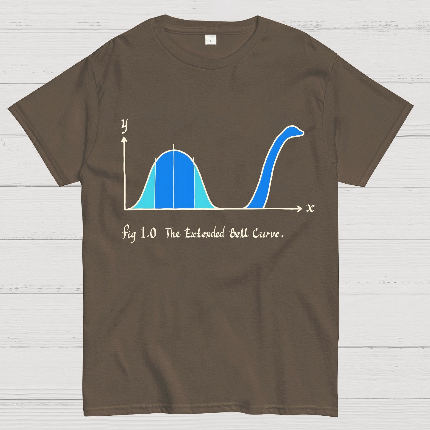 The Extended Bell Curve Geek T-Shirt