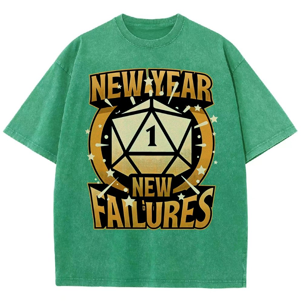 New Year New Failures Vintage Distressed T-shirt