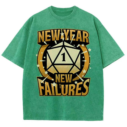 New Year New Failures Vintage Distressed T-shirt