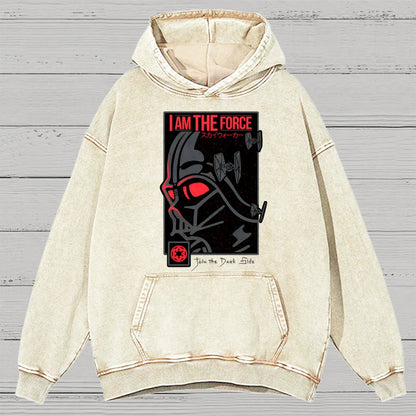 I'm Darkness Vintage Distressed Hoodie
