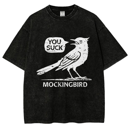 Mockingbird Vintage Distressed T-shirt