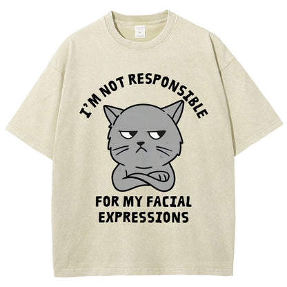My Facial Expressions Vintage Distressed T-shirt