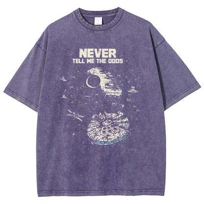 Never tell me the odds  Vintage Distressed T-shirt