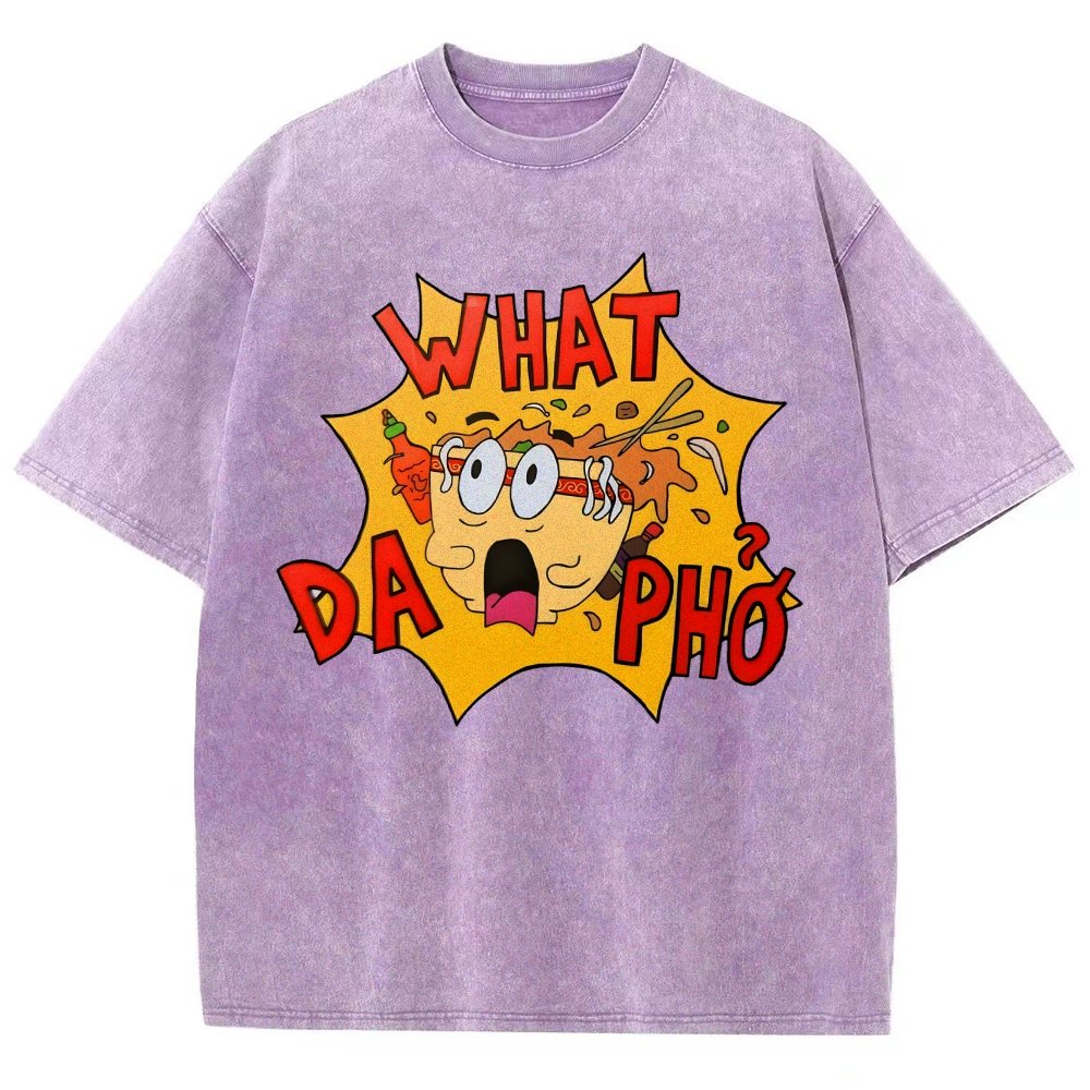What Da Pho?Vintage Distressed T-shirt