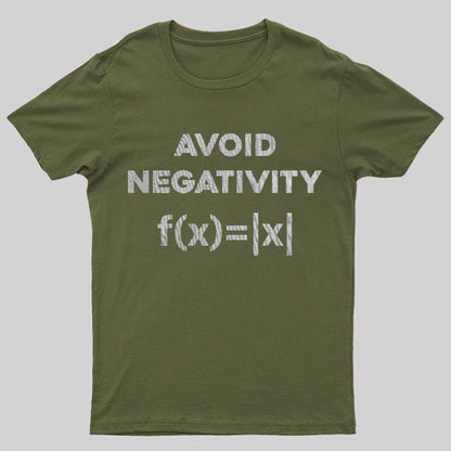 Avoid Negativity Geeky T-Shirt