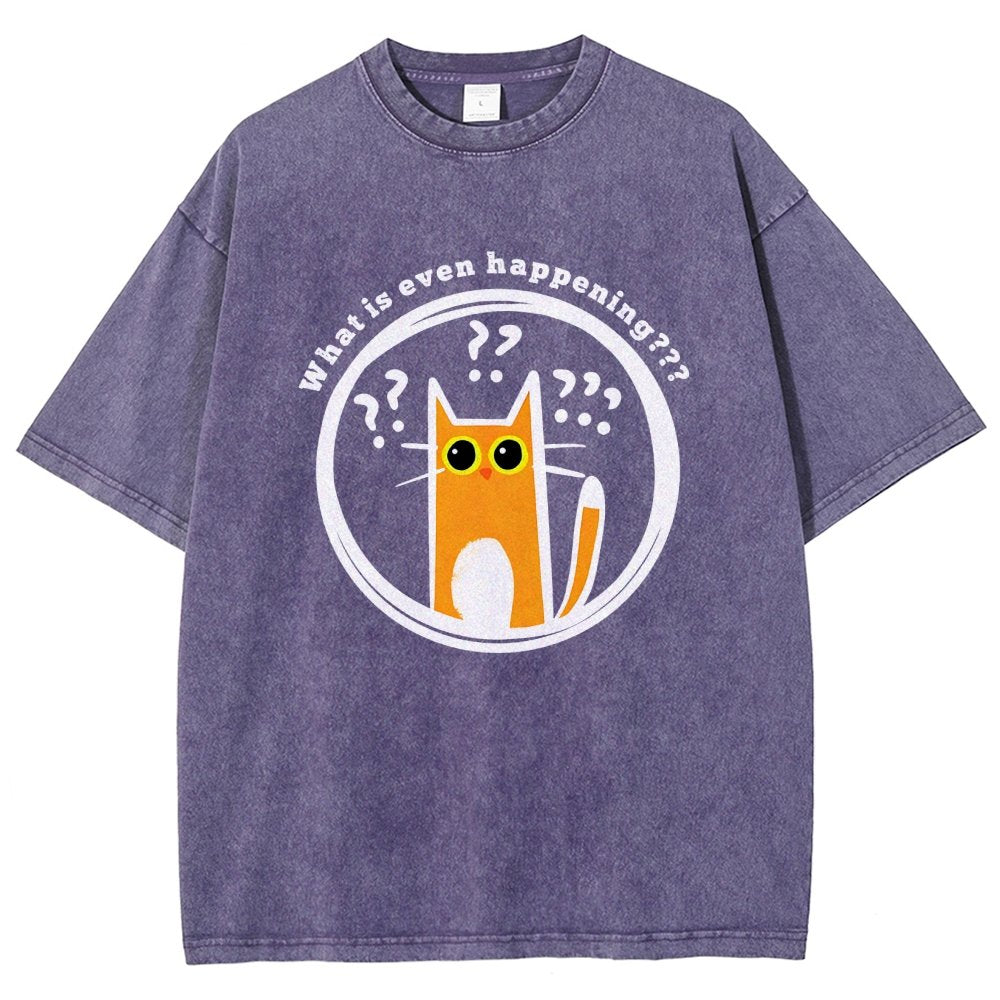What is Even Happening Vintage Distressed T-shirt