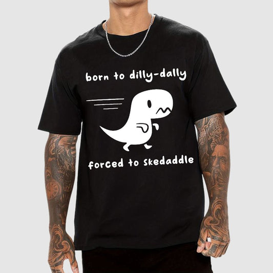 Forced To Skedaddle Geek T-Shirt