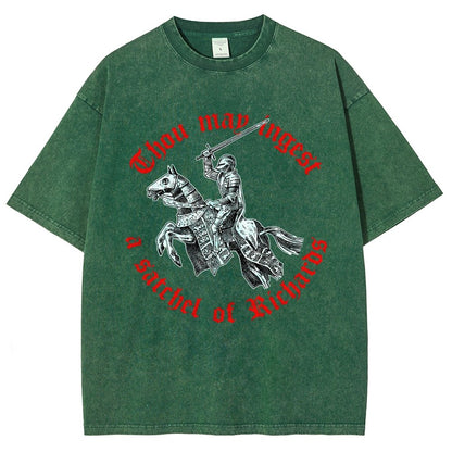 Thou may ingest a satchel of Richards Vintage Distressed T-shirt