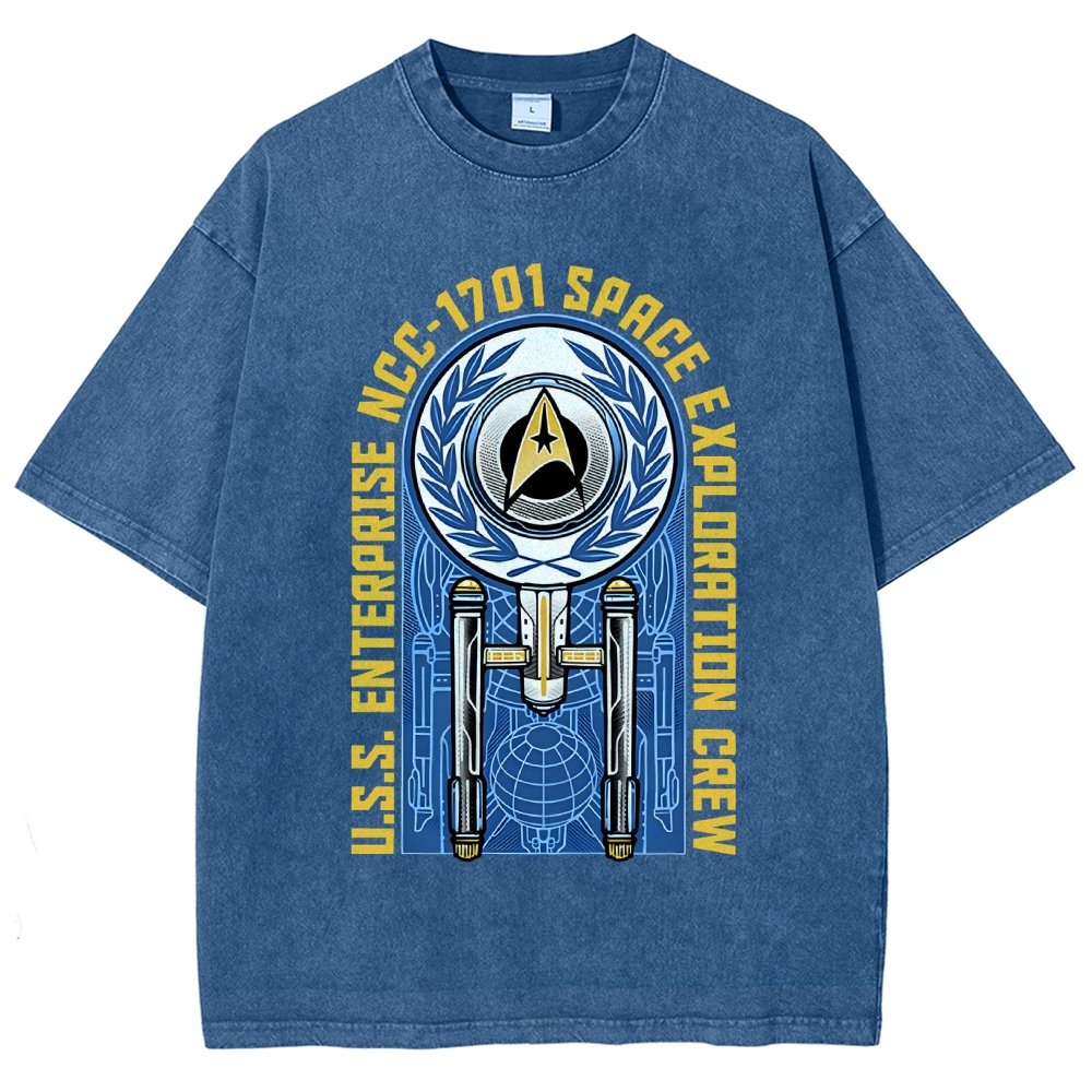 Space Exploration Vintage Distressed T-shirt